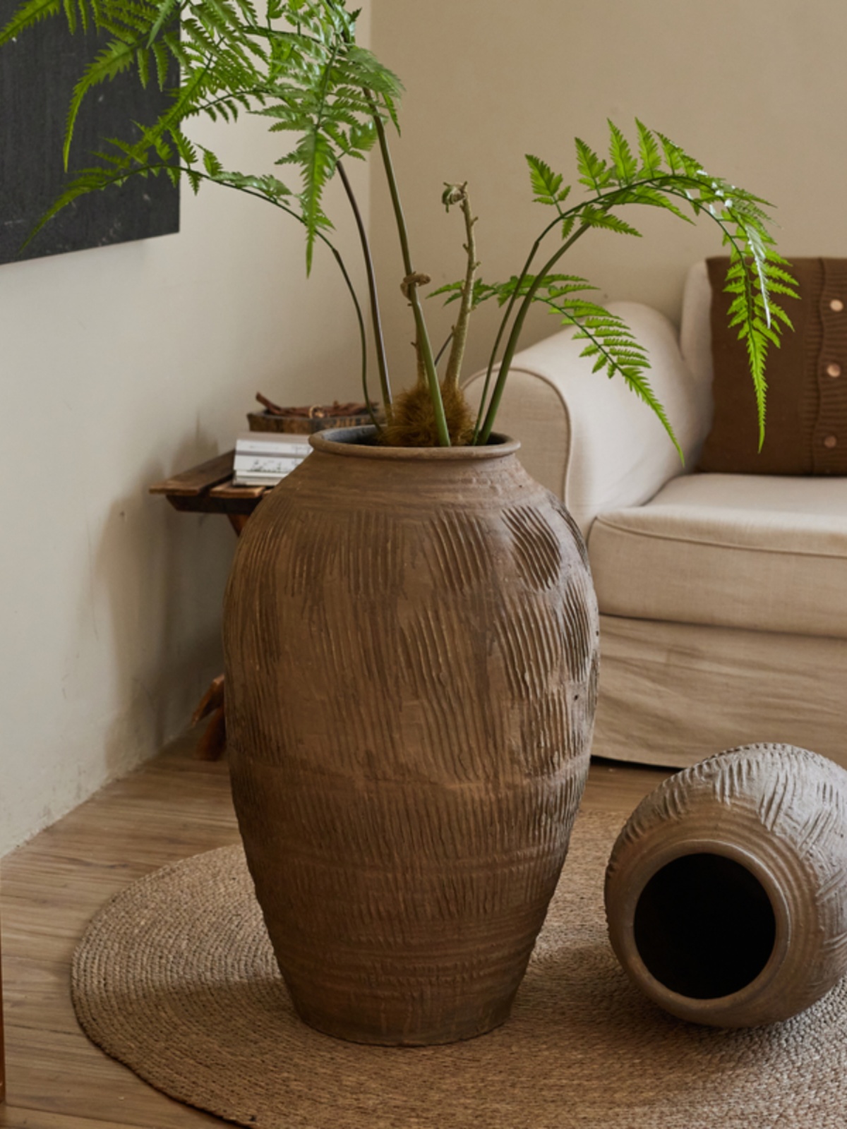 Flower Girl Basket - Vaso de Flores Grande em Terracota