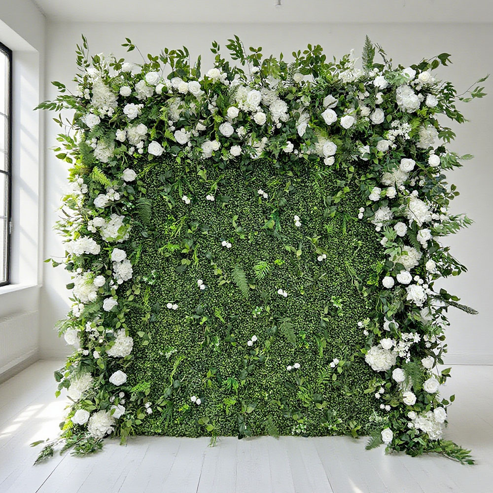 Wedding Supply Wholesale - Atacado personalizado branco e verde parede