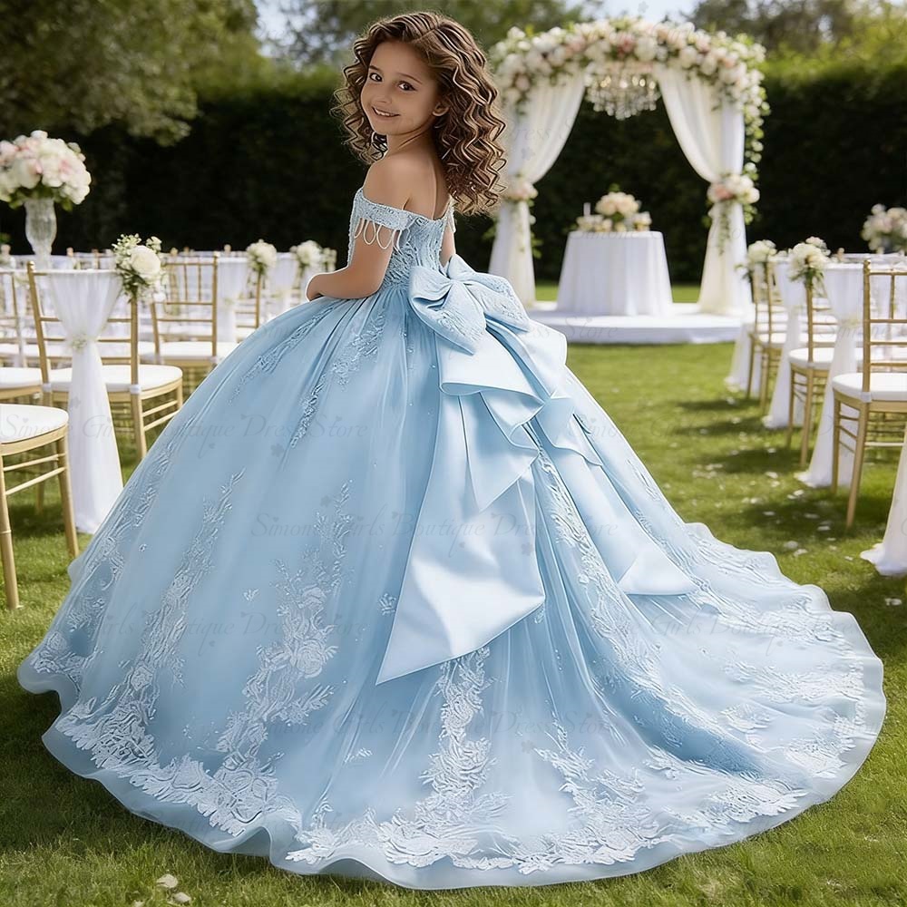 Vestido de Princesa Azul Celes - Bridal Sash Ribbon avaliação e preço