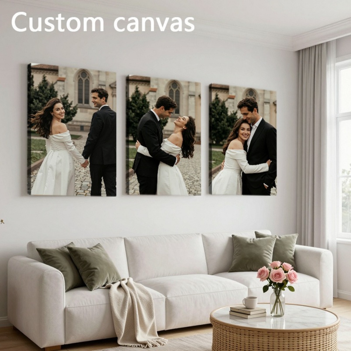 Conjunto de 3 impressões perso - Wedding Party Supply avaliação e preço