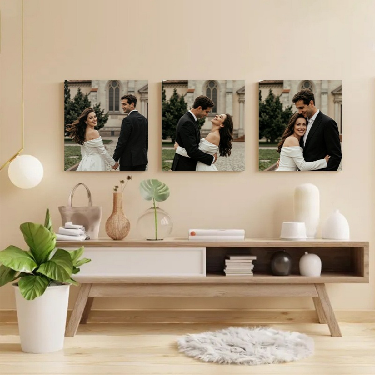 Conjunto de 3 impressões perso - Wedding Party Supply avaliação e preço