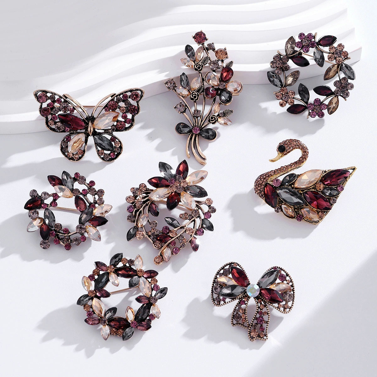 Broche de Cristal de Luxo para - Wedding Supply Wholesale avaliação e preço