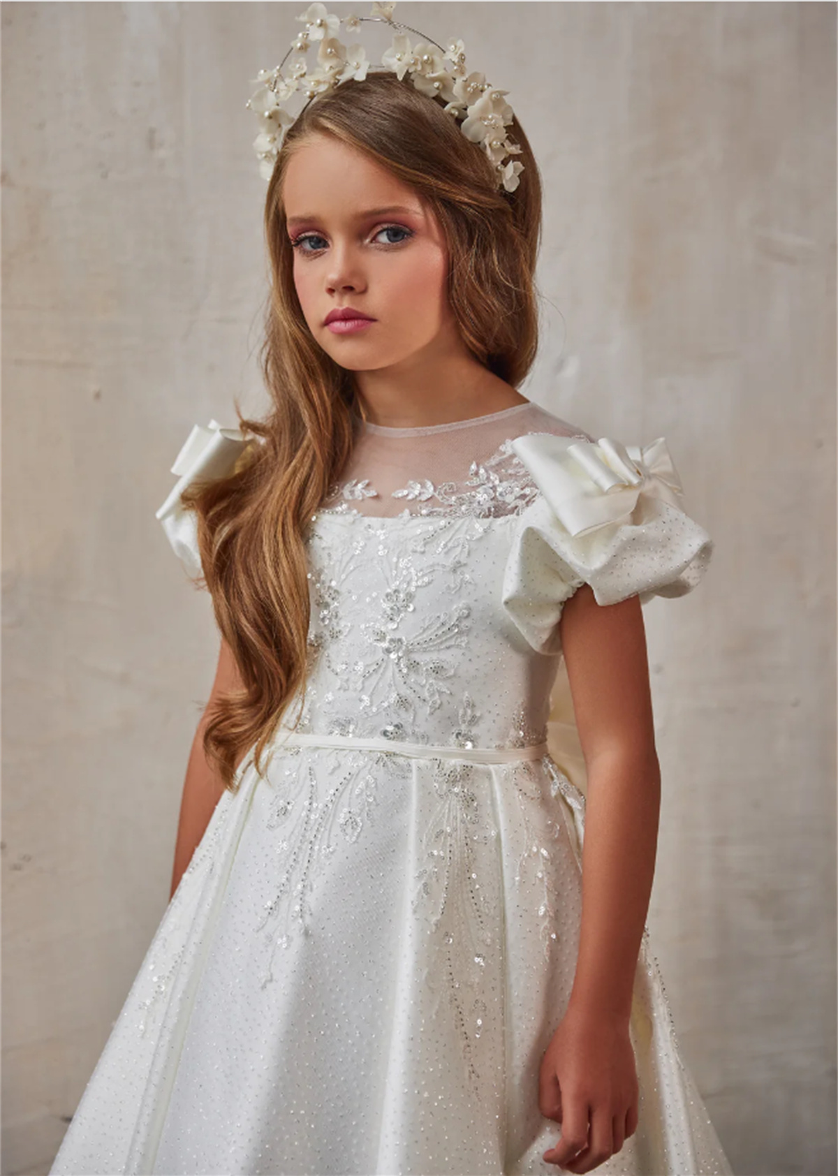 Vestido de cetim flor menina b - Bridal Sash Ribbon avaliação e preço