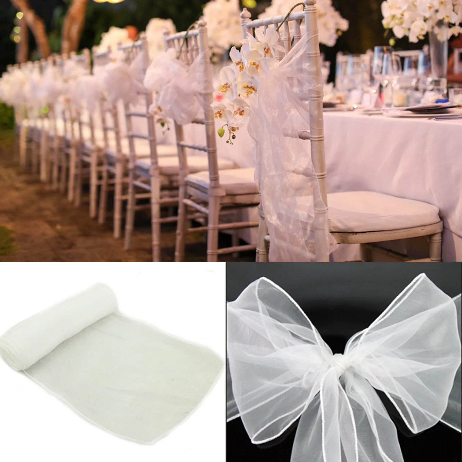 Atacado 10/50 pacote organza b - Wedding Supply Wholesale avaliação e preço