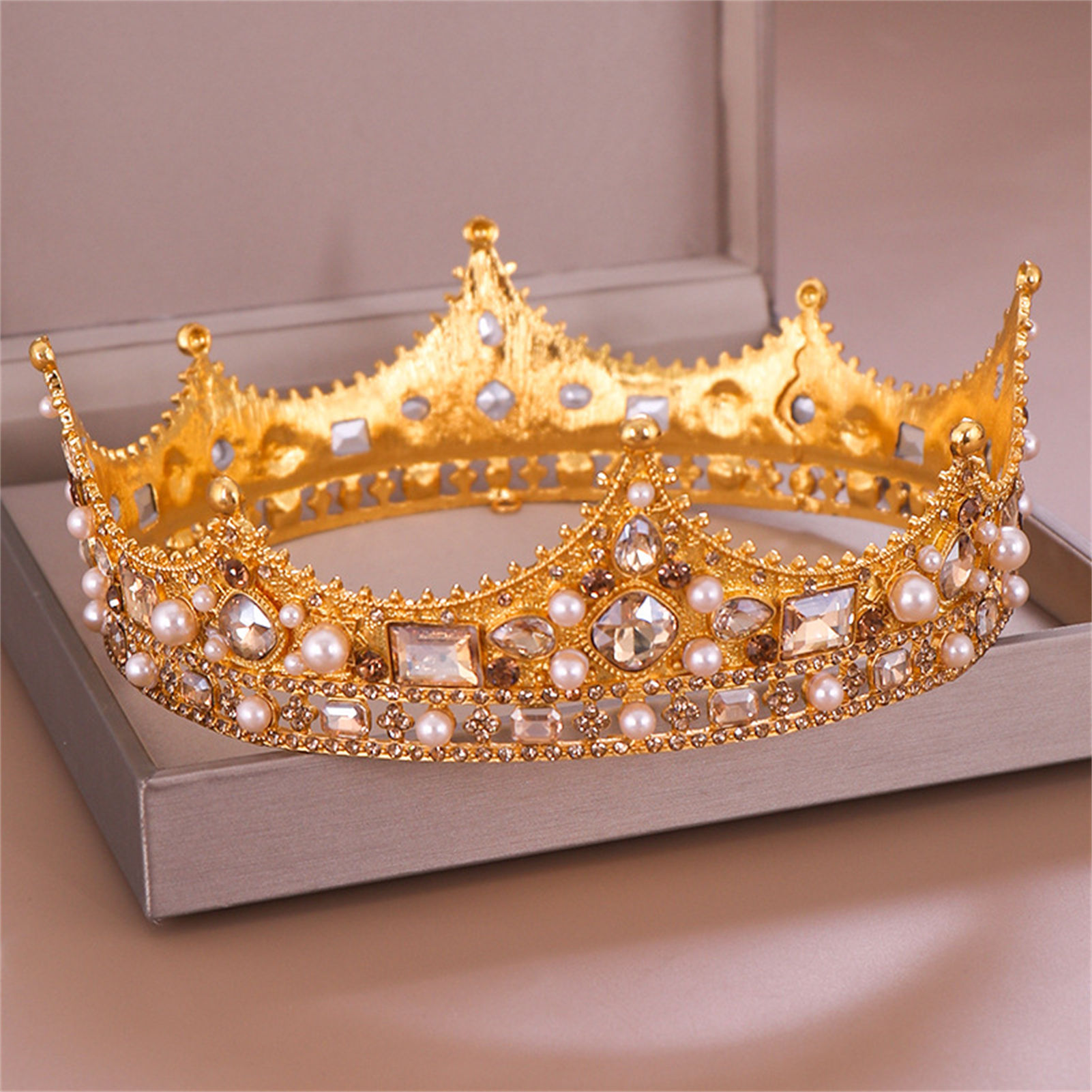 Coroa de Noiva com Strass, Tia - Wedding Party Supply avaliação e preço